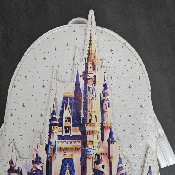 Loungefly Disney Parks 50th Anniversary Cinderella Castle Mini Backpack main image 7